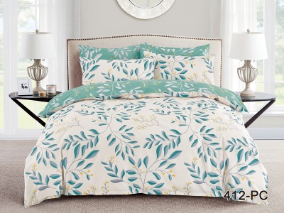 Ткань Поплин "Pure cotton" 120 ± 5 гр/м2 хлопок 100% (412-PC(A), Ветви, Мультиколор)