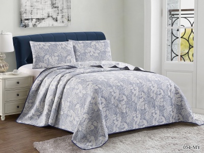 Покрывало Cleo "MELODY" 160*220 (160/054-MY, Узоры, Голубой) Покрывало Cleo "MELODY" 160*220 (160/054-MY, Узоры, Голубой)