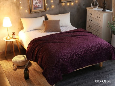 Плед Cleo "Moreska" велсофт двуспальный 180*200 (180/003-OPM, Узоры, Бордовый) Плед Cleo "Moreska" велсофт двуспальный 180*200 (180/003-OPM, Узоры, Бордовый)