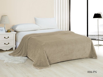 Плед Cleo  "Pinoli" велсофт двуспальный 180*200 (180/004-PN, Узоры, Бежевый) Плед Cleo  "Pinoli" велсофт двуспальный 180*200 (180/004-PN, Узоры, Бежевый)