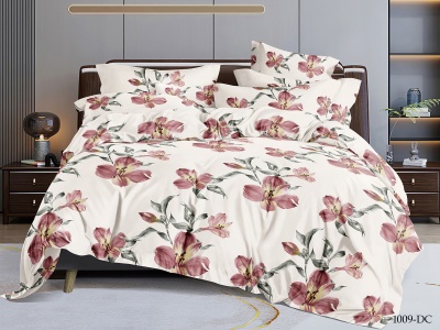 Ткань ПОЛИСАТИН 80 ± 5 гр/м2 (1009-DC(A), Цветы, Мультиколор)