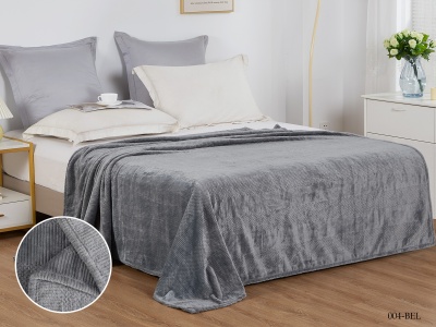 Плед CL HOME "Bellini" велсофт полуторный 150*200 в Zip-пакете (150/004-BEL/ZIP, Узоры, Серый) Плед CL HOME "Bellini" велсофт полуторный 150*200 в Zip-пакете (150/004-BEL/ZIP, Узоры, Серый)