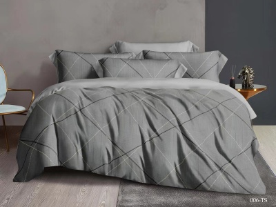 КПБ Cleo тенсель "Soft Tencel" полуторный 150*210*1 160*230*1(±5) 50*70+8*2 (16/006-TS, Геометрия, Серый) КПБ Cleo тенсель "Soft Tencel" полуторный 150*210*1 160*230*1(±5) 50*70+8*2 (16/006-TS, Геометрия, Серый)