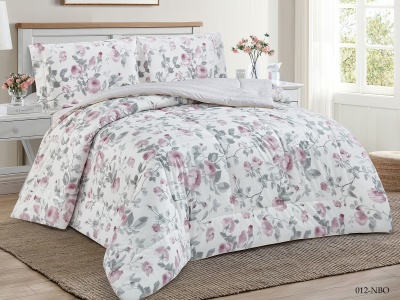КПБ CLEO сатин "Notte Bianca" с одеялом евро макси 220*240*1 230*250*1 50*70*2(±2) (32/012-NBOL, Цветы, Мультиколор)