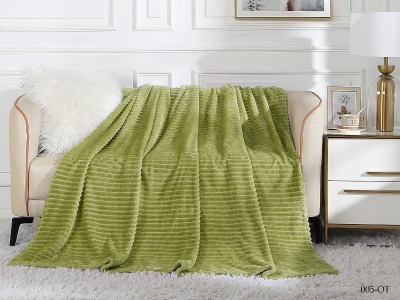 Плед Cleo "Orrizonte" велсофт полуторный 150*200 (150/005-OT, Полоска, Зеленый) Плед Cleo "Orrizonte" велсофт полуторный 150*200 (150/005-OT, Полоска, Зеленый)