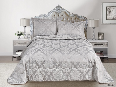 Покрывало Cleo "AGATA" 240*260 50*70+5*2 (240/006-AG, Узоры, Серый) Покрывало Cleo "AGATA" 240*260 50*70+5*2 (240/006-AG, Узоры, Серый)