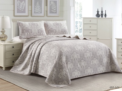 Покрывало Cleo "MELODY" 160*220 (160/053-MY, Узоры, Бежевый) Покрывало Cleo "MELODY" 160*220 (160/053-MY, Узоры, Бежевый)