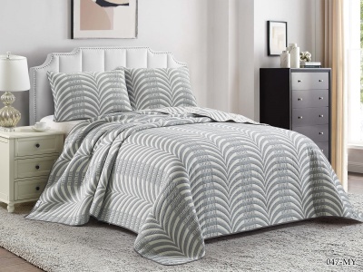 Покрывало Cleo "MELODY" 160*220 (160/047-MY, Узоры, Бежевый) Покрывало Cleo "MELODY" 160*220 (160/047-MY, Узоры, Бежевый)