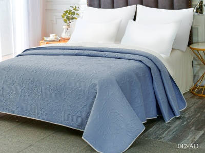 Покрывало Cleo "ANDORA" 230х260 (230/042-AD, Однотонное , Голубой) Покрывало Cleo "ANDORA" 230х260 (230/042-AD, Однотонное , Голубой)