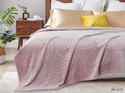 Плед CL HOME "Aura" велсофт полуторный 150*200 (150/006-AUR, Узоры, Розовый) Плед CL HOME "Aura" велсофт полуторный 150*200 (150/006-AUR, Узоры, Розовый)