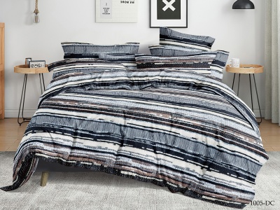 Ткань ПОЛИСАТИН 80 ± 5 гр/м2 (1005-DC(A), Полоска, Серый)