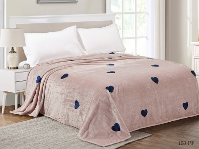 Плед Cleo "California" велсофт полуторный 150*200 (150/153-pf, Узоры, Розовый)