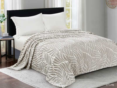 Плед Cleo "Bamboo" двуспальный 180*200 микрофибра 100% (180/271-pb, Узоры, Серый) Плед Cleo "Bamboo" двуспальный 180*200 микрофибра 100% (180/271-pb, Узоры, Серый)