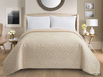 Покрывало Cleo "БАРСЕЛОНА" 220*240 (220/027-BR, Узоры, Бежевый) Покрывало Cleo "БАРСЕЛОНА" 220*240 (220/027-BR, Узоры, Бежевый)