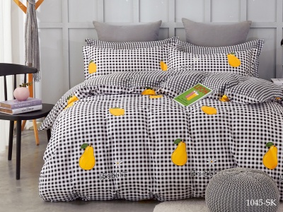 КПБ Cleo сатин набивной "Satin de Luxe" двуспальный 180*210*1 230*240*1(±5) 70*70*2(±2) (20/1045-SK, Оригинальное, Мультиколор)