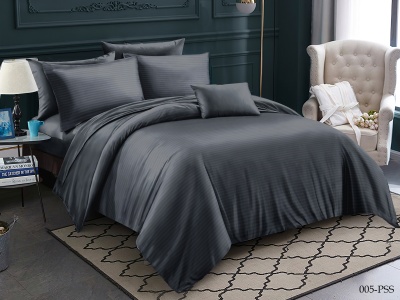 Ткань полисатин страйп однотонный 105 ± 5 гр/м2 (005-PSS(A), Однотонное, Серый)