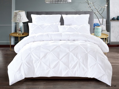 КПБ Cleo микросатин "Casa Mare" евро 200*220*1 180*200*25(±5) 50*70*2(±2) 70*70*2(±2) в коробке (31/021-CM, Однотонное, Белый)