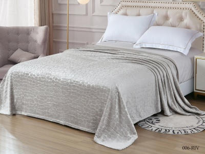 Плед Cleo "Riviera" велсофт полуторный 150*200 (150/006-RIV, Однотонное, Серый) Плед Cleo "Riviera" велсофт полуторный 150*200 (150/006-RIV, Однотонное, Серый)