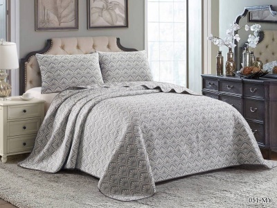 Покрывало Cleo "MELODY" 160*220 (160/051-MY, Узоры, Серый) Покрывало Cleo "MELODY" 160*220 (160/051-MY, Узоры, Серый)