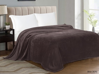 Плед Cleo "Virginia" велсофт полуторный 150*200 (150/004-ODN, Однотонное, Коричневый) Плед Cleo "Virginia" велсофт полуторный 150*200 (150/004-ODN, Однотонное, Коричневый)