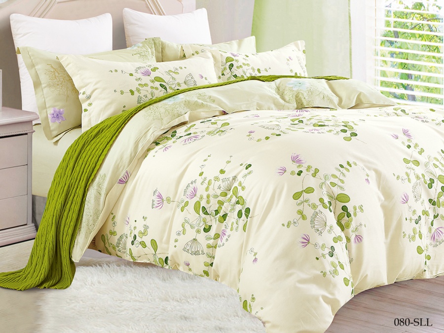 КПБ Cleo сатин набивной "Satin euro max" 080-SLL