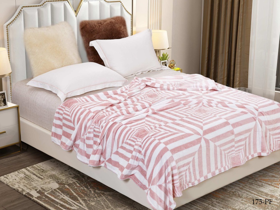 Плед Cleo "California" велсофт полуторный 150*200 (150/175-pf, Геометрия, Мультиколор)