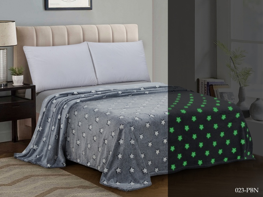 Плед Cleo «Bamboo Neon» велсофт полуторный 150*200 (150/023-PBN, Геометрия, Оригинальное)