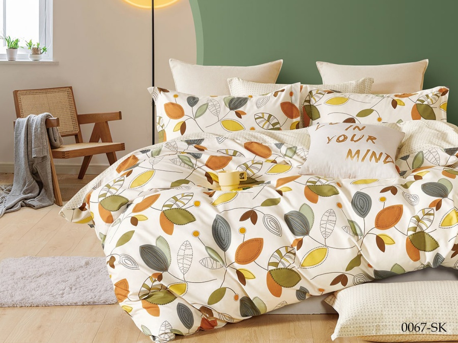 КПБ Cleo сатин набивной "Satin de Luxe" 0067-SK