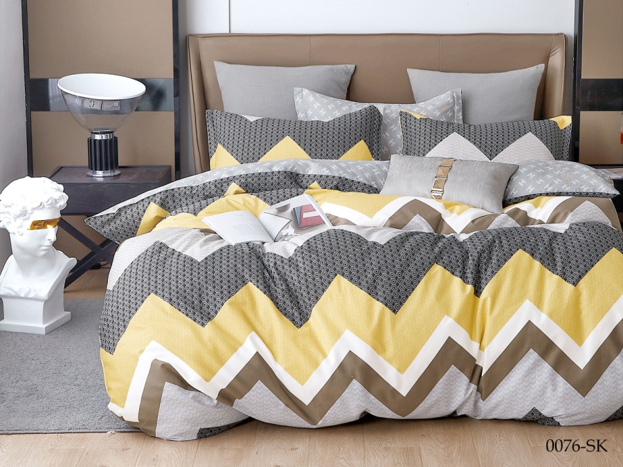 КПБ Cleo сатин набивной "Satin de Luxe" 0076-SK