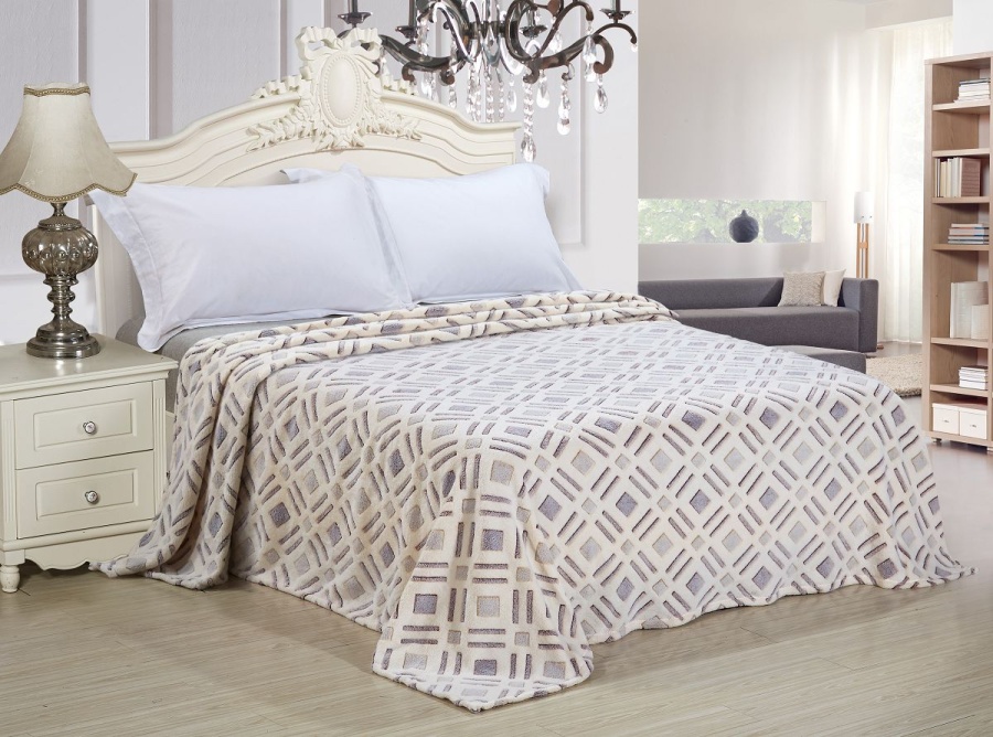 Плед Cleo "БАМБУК" микрофибра 100% 105-be