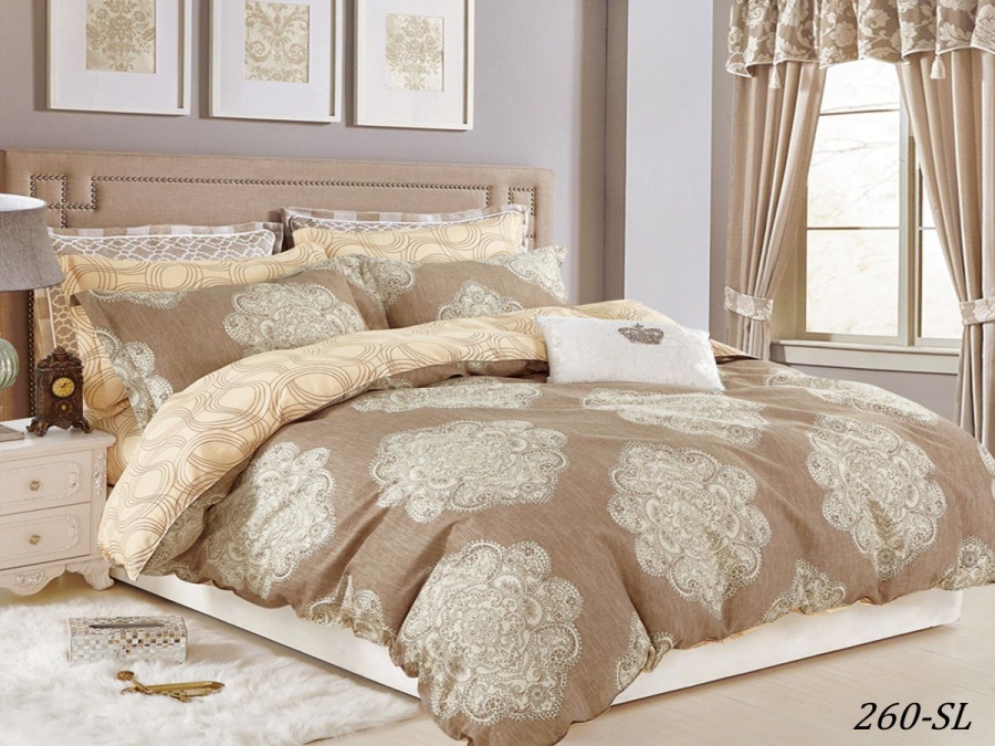 КПБ Cleo сатин набивной "Satin Lux" 260-SL