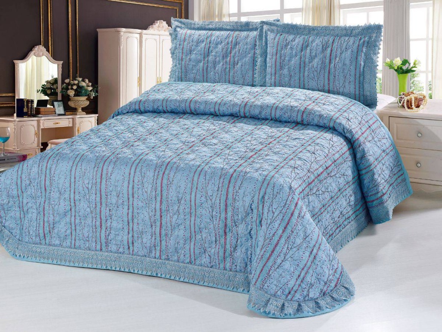 Покрывало жаккард пестротканый 014CLP