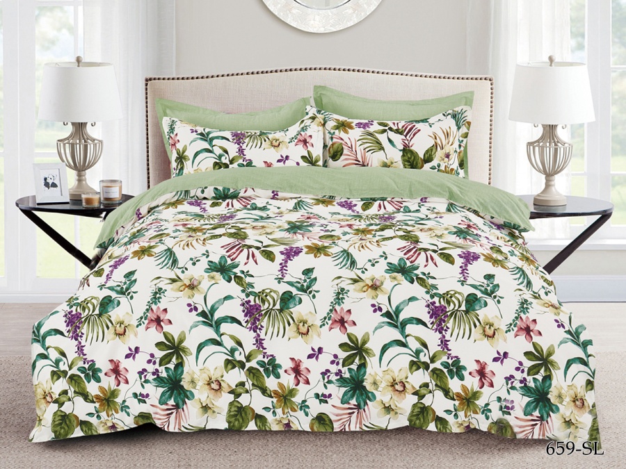 КПБ Cleo сатин набивной "Satin Lux" 659-SL