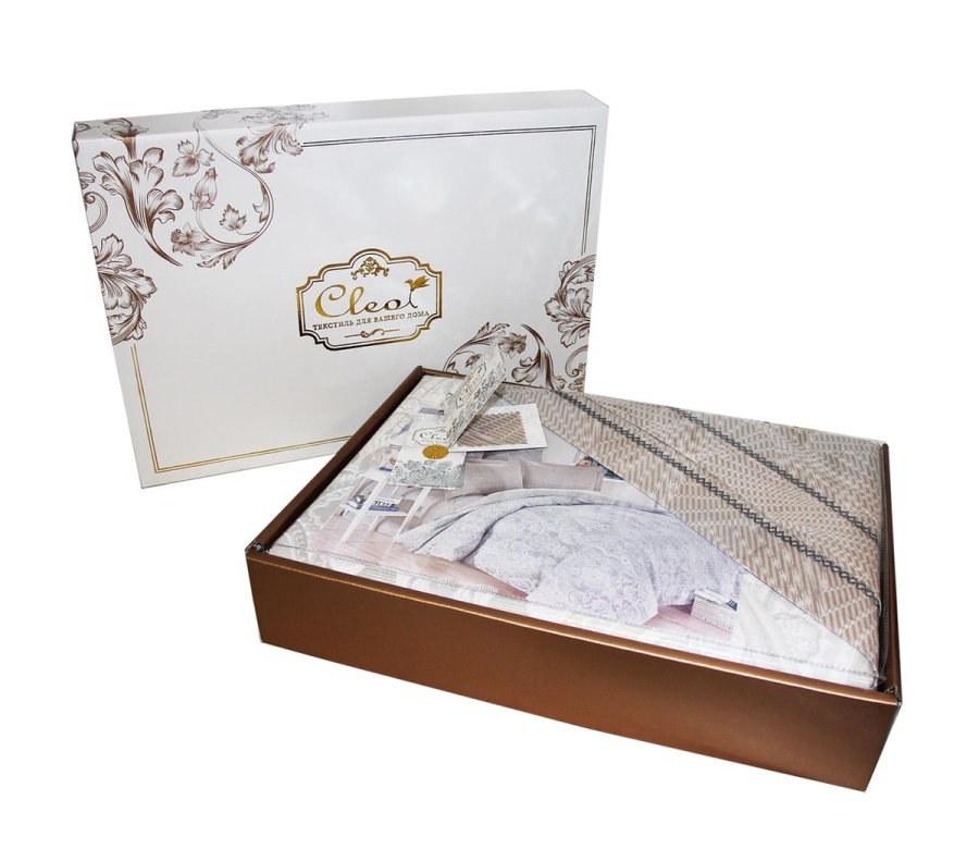 КПБ Cleo сатин набивной "Satin de Luxe" 0042-SK