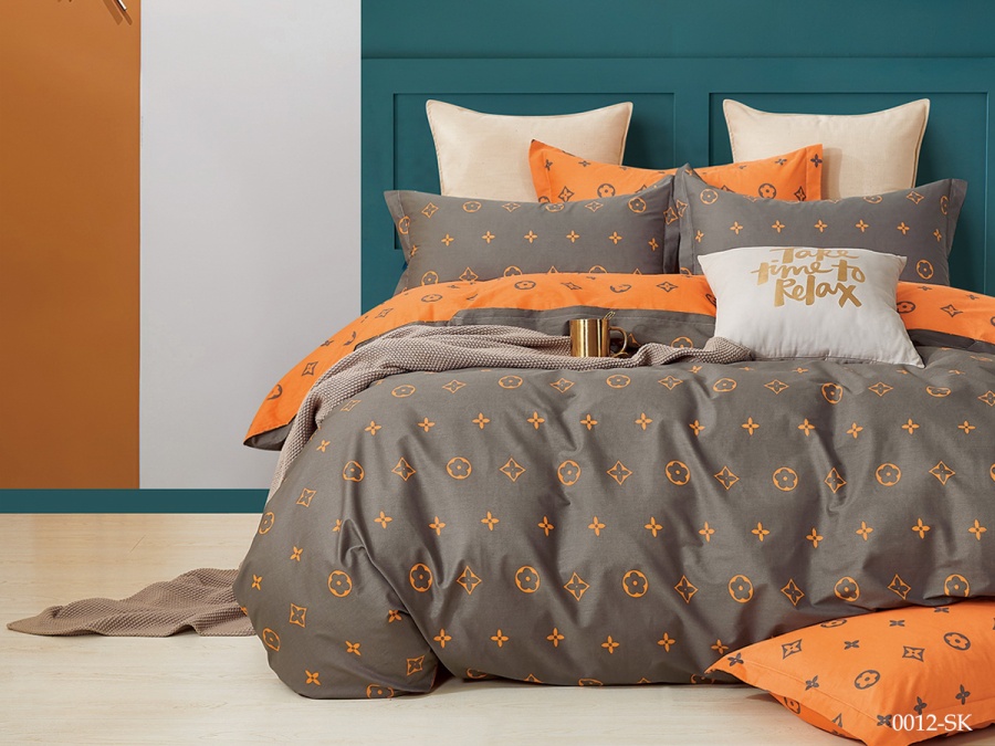 КПБ Cleo сатин набивной "Satin de Luxe" 0012-SK