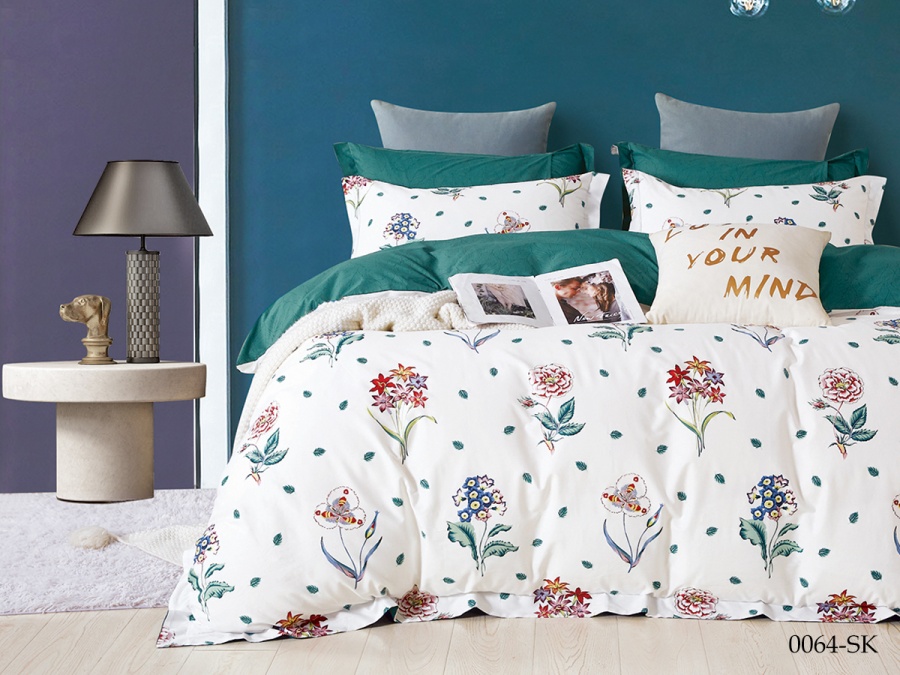 КПБ Cleo сатин набивной "Satin de Luxe" 0064-SK