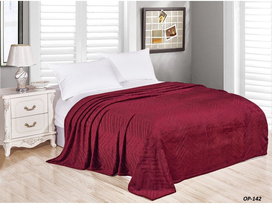 Плед Cleo "ПАРМА зиг-заг" велсофт 142-OP