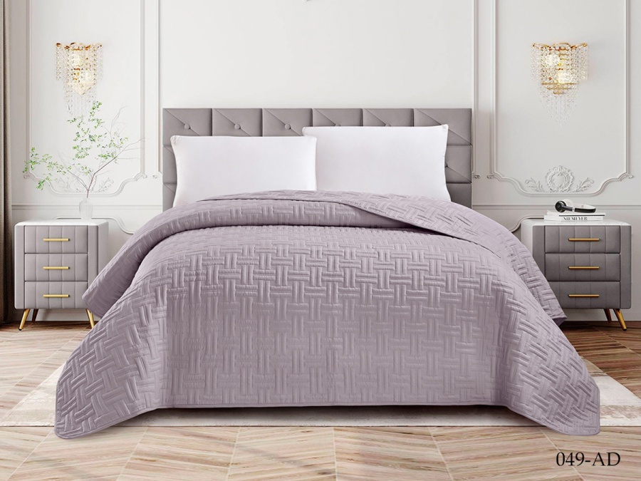 Покрывало Cleo "ANDORA" 240х260 (240/049-AD, Однотонное,Серый)