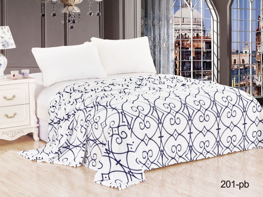 Плед Cleo "БАМБУК" микрофибра 100% 201-pb