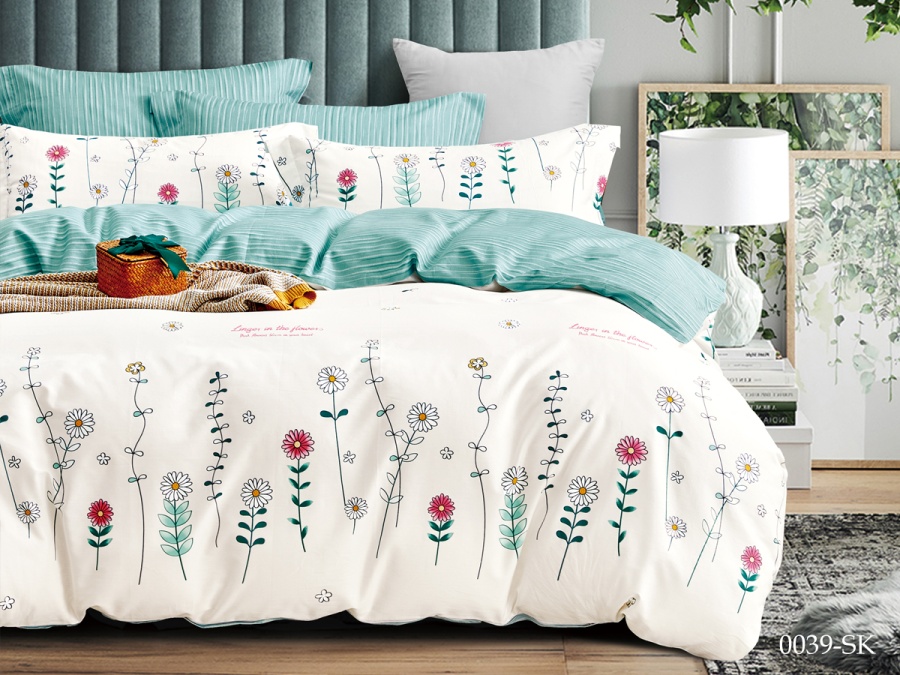 КПБ Cleo сатин набивной "Satin de Luxe" 0039-SK