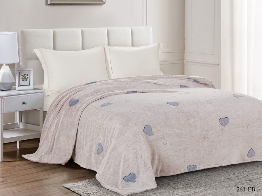 Плед Cleo "Bamboo" двуспальный 180*200 микрофибра 100% (180/261-pb, Оригинальное, Мультиколор)