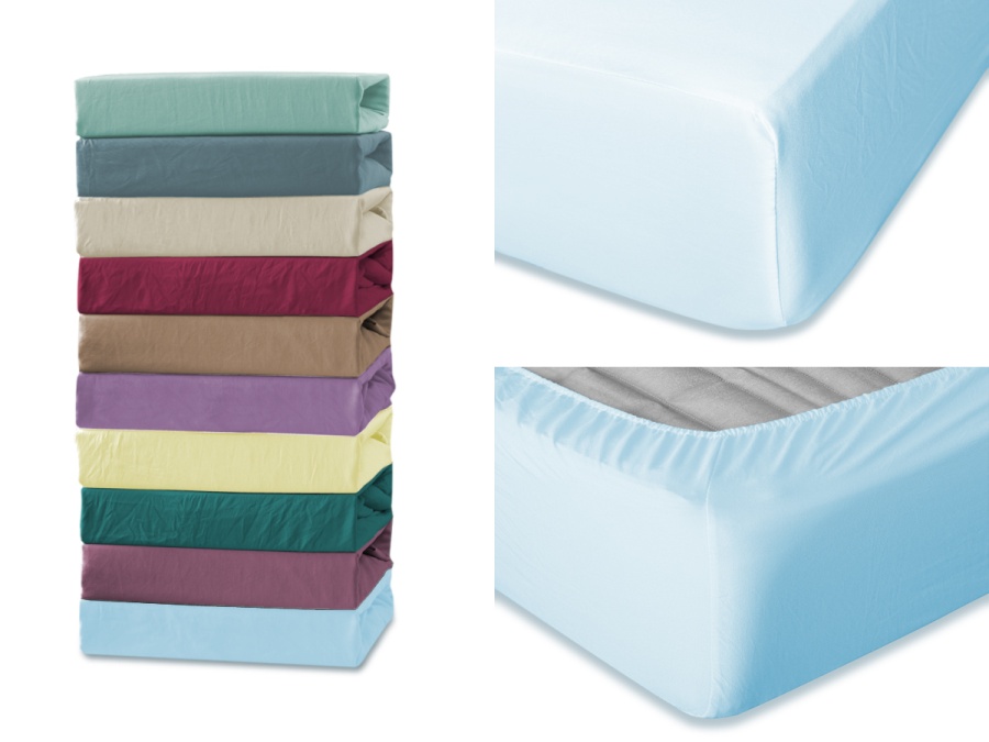 Простыня Cleo микросатин на резинке 017-MS