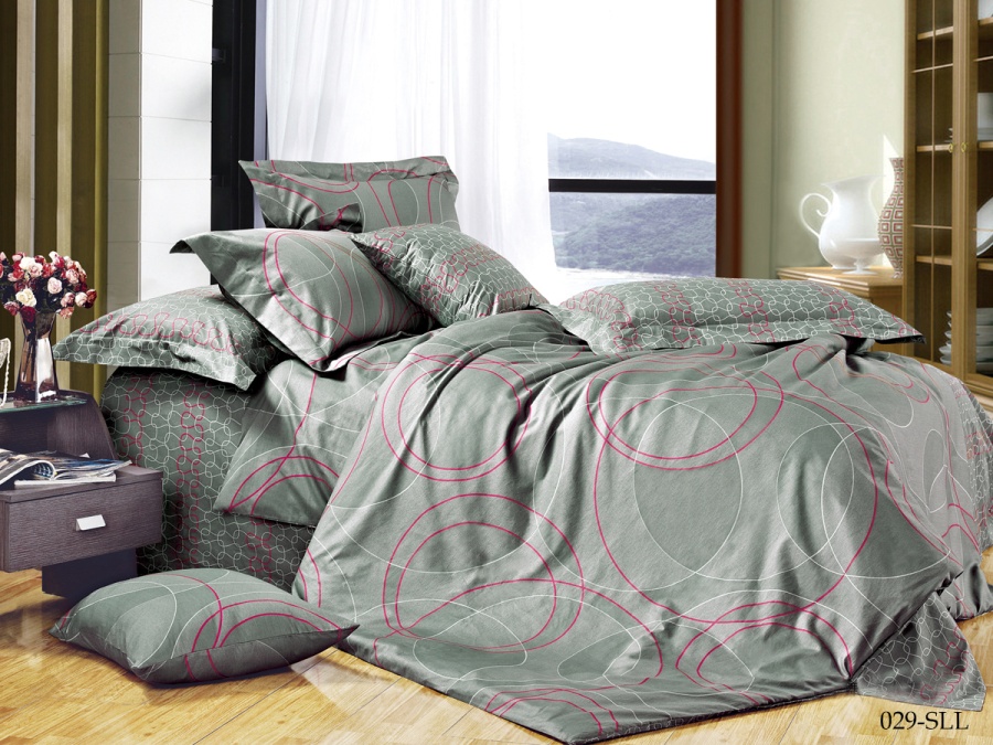 КПБ Cleo сатин набивной "Satin euro max" 029-SLL КПБ Cleo сатин набивной "Satin euro max" 029-SLL