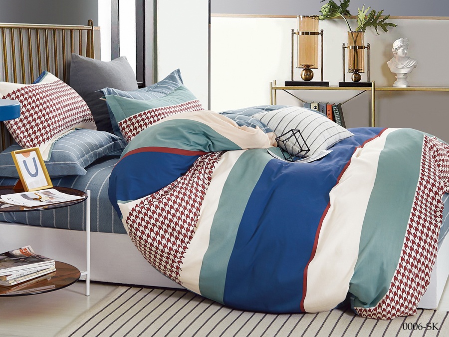 КПБ Cleo сатин набивной "Satin de Luxe" 0006-SK