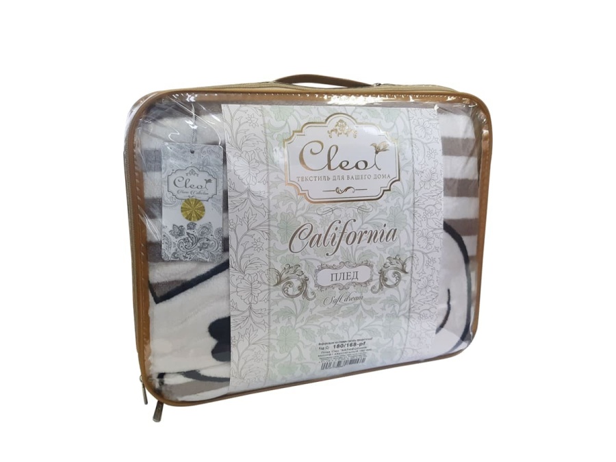 Плед Cleo "КАЛИФОРНИЯ" велсофт 089-pf