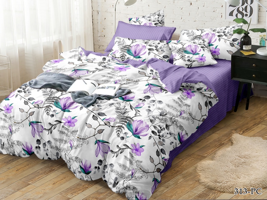 КПБ Cleo Поплин "Pure Cotton" полуторный 145*215*1 150*220*1(±5) 70*70*2(±2) в ПВХ (15/313-PC, Цветы, Мультиколор) КПБ Cleo Поплин "Pure Cotton" полуторный 145*215*1 150*220*1(±5) 70*70*2(±2) в ПВХ (15/313-PC, Цветы, Мультиколор)