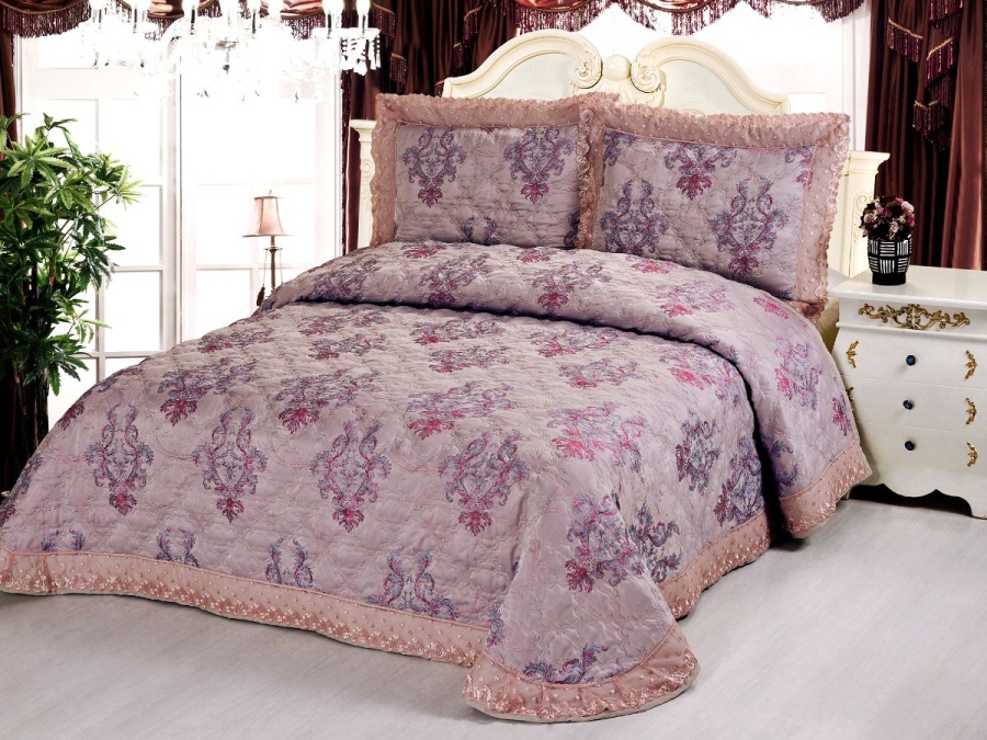 Покрывало жаккард пестротканый 004CLP