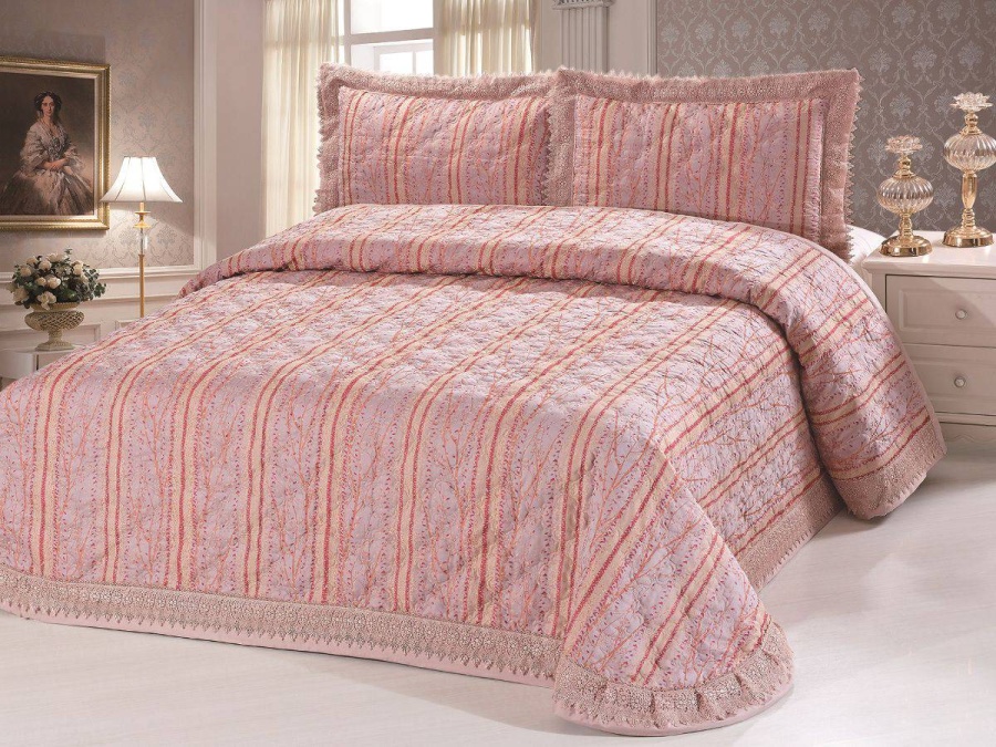 Покрывало жаккард пестротканый 016CLP