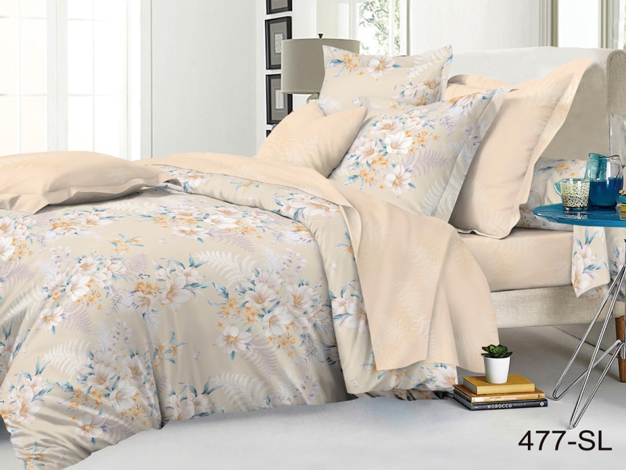 КПБ Cleo сатин набивной "Satin Lux" 477-SL