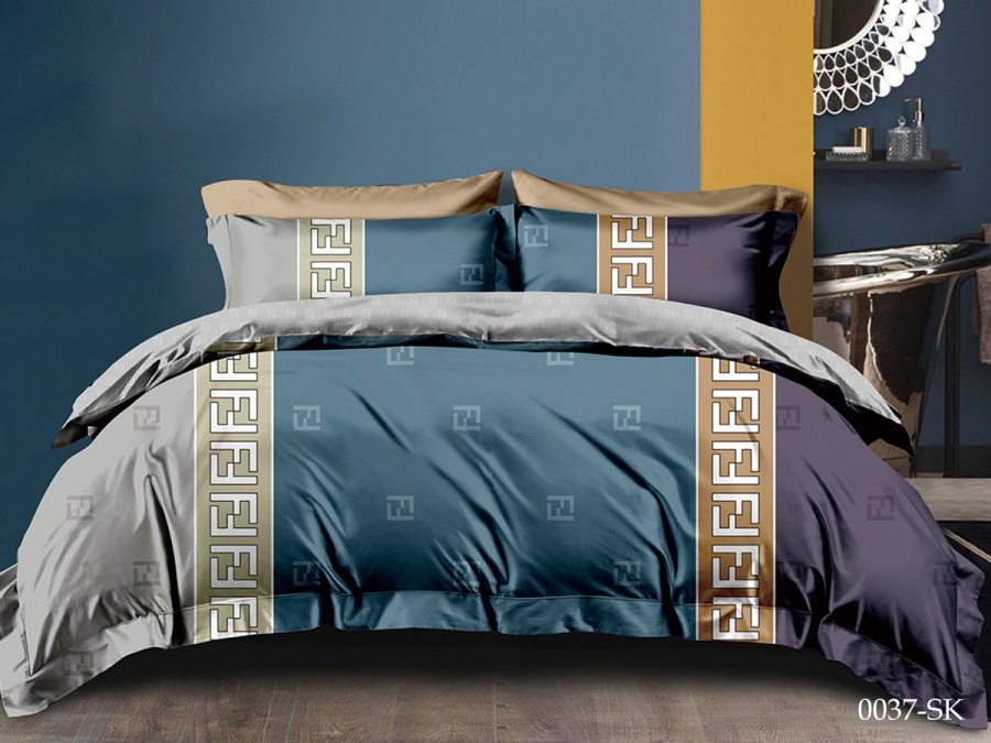 КПБ Cleo сатин набивной "Satin de Luxe" 0037-SK